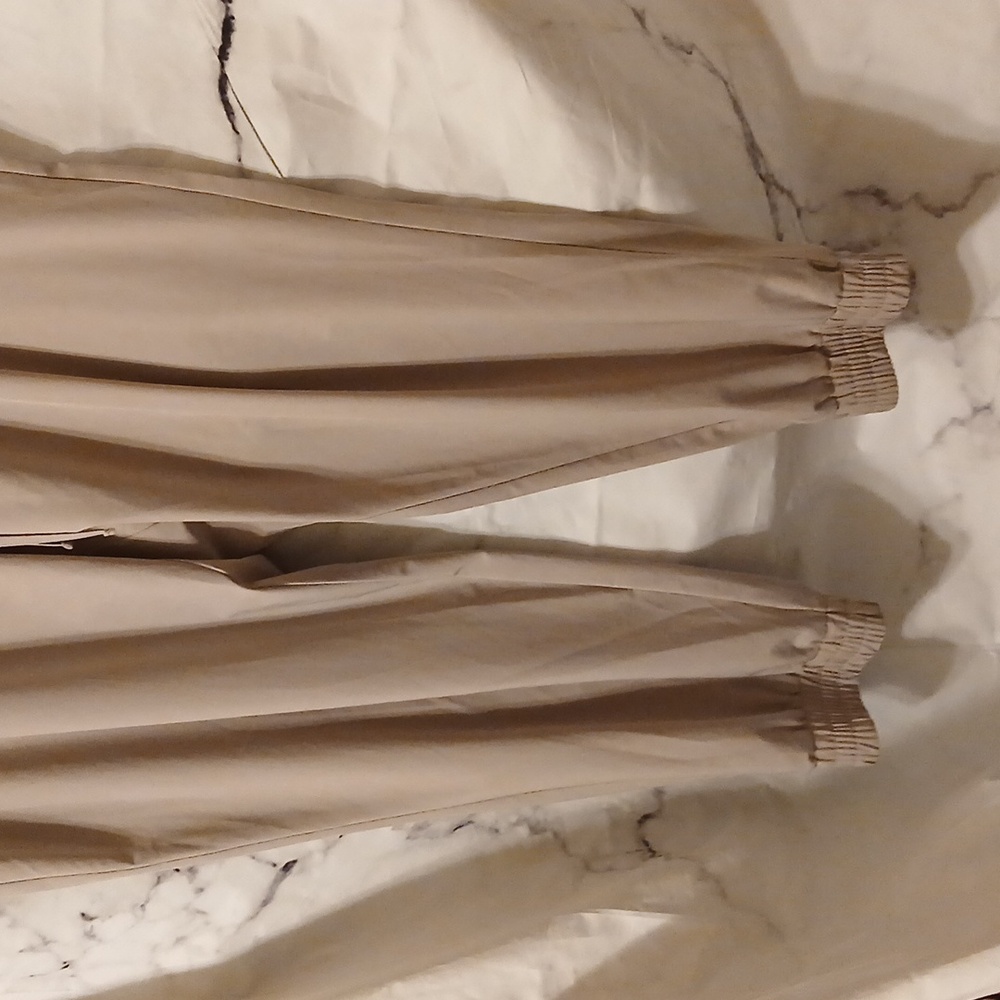 Vera Wang Women's Elastic-Waist Pull-On Pants in Light Taupe - Picture 2 of 11